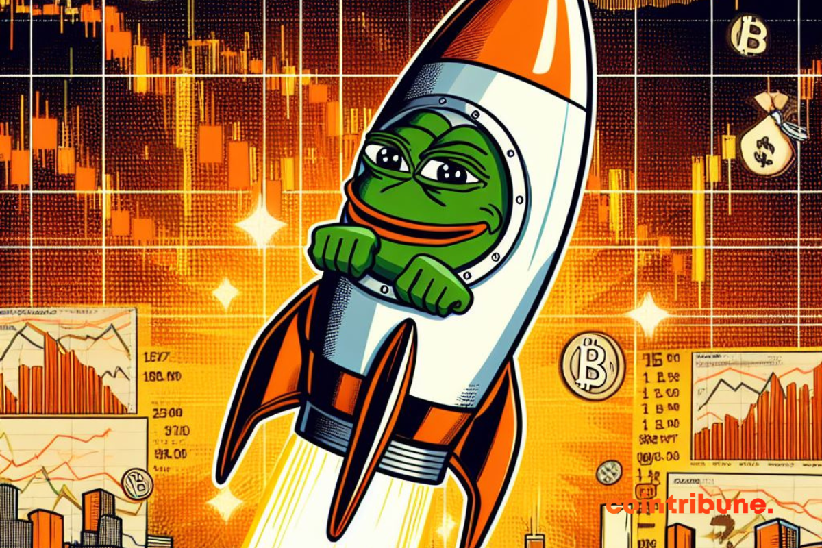 Crypto: PEPE takes off 100% in one month, but how far will this ... Crypto: PEPE takes off 100% in one month, but how far will this ...