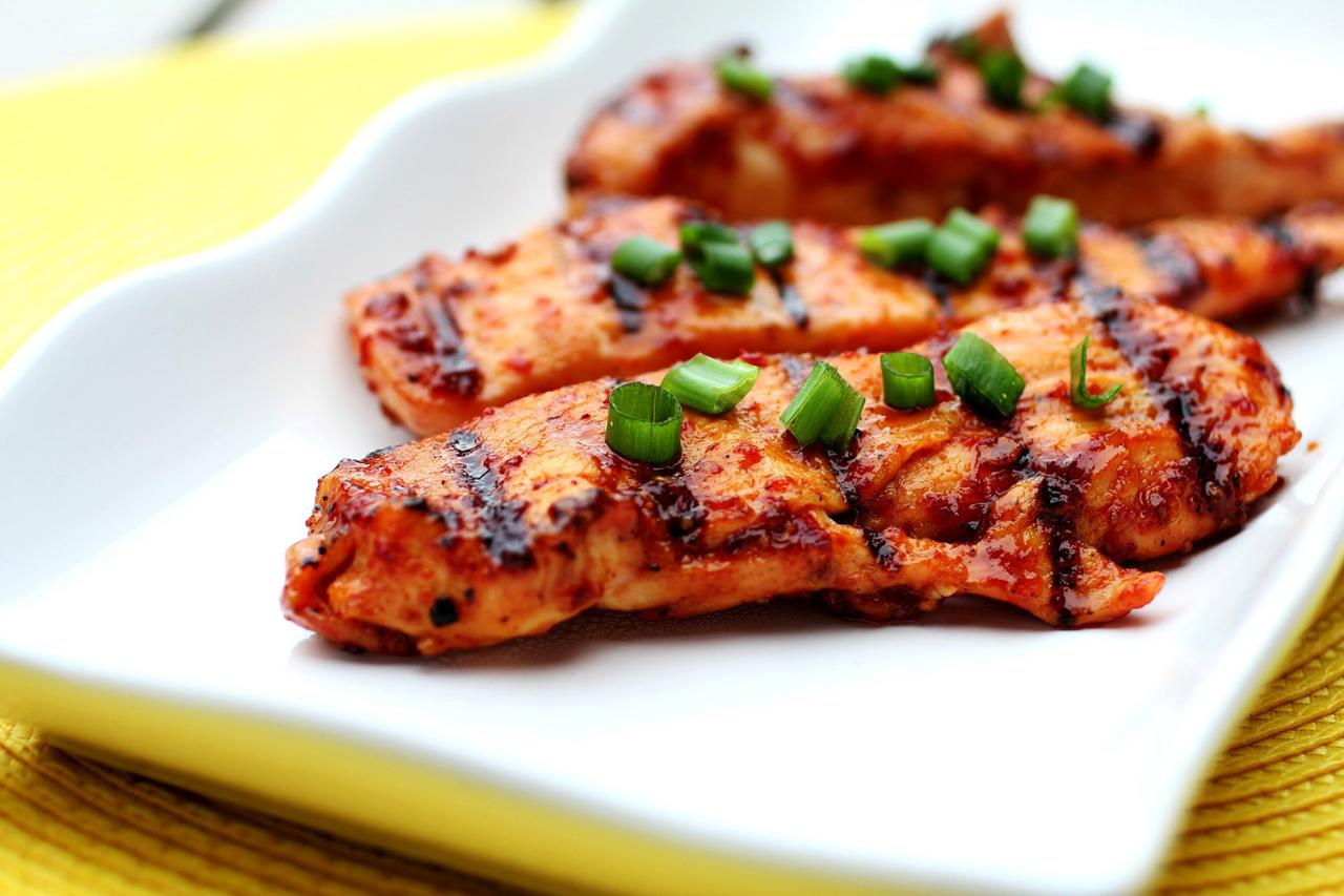 Spicy Grilled Chicken On A Plate - High Quality Free Stock Images Spicy Grilled Chicken On A Plate - High Quality Free Stock Images