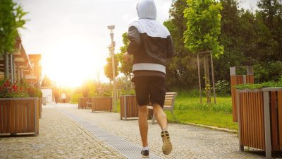 Fitness Man Running In The Park - High Quality Free Stock Images