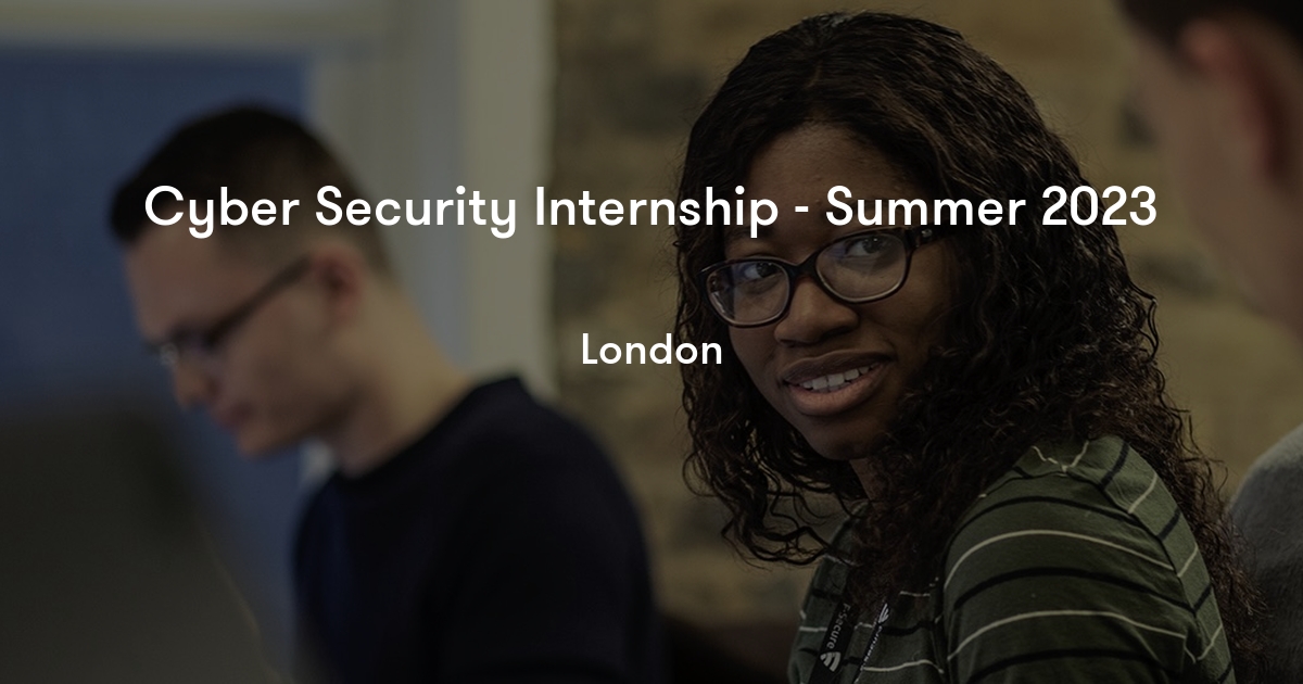 Cyber Security Internship - Summer 2023 - WithSecure | Jobylon Cyber Security Internship - Summer 2023 - WithSecure | Jobylon