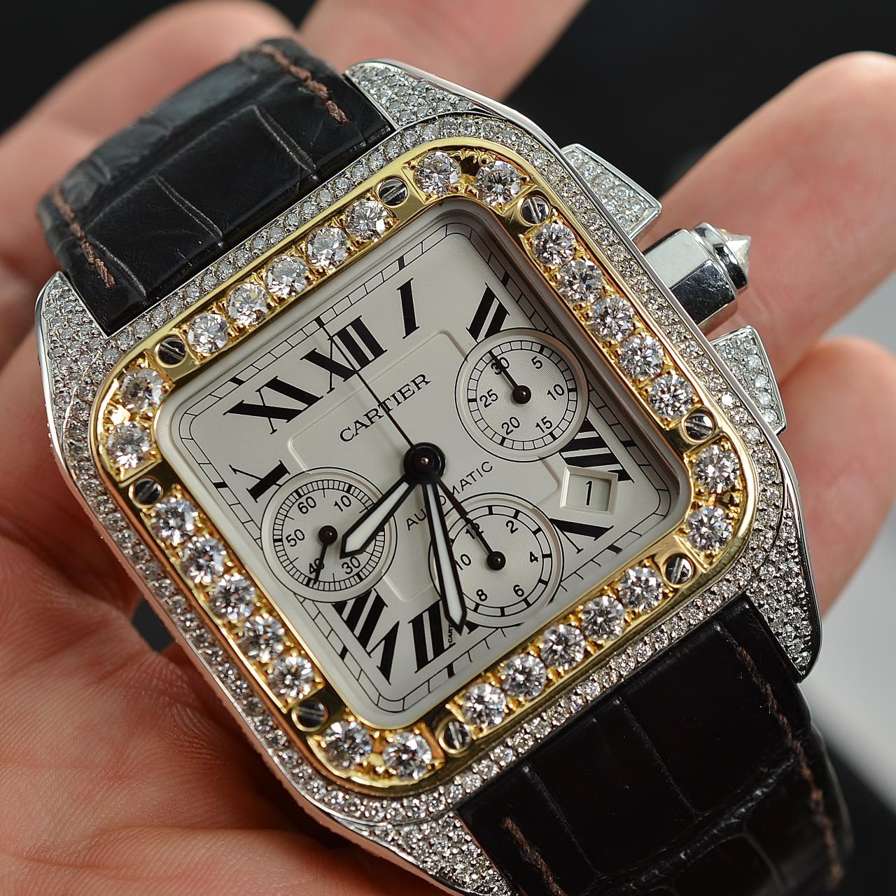 Cartier Santos Galbée XL 2823 - AMSTERDAM VINTAGE WATCHES Cartier Santos Galbée XL 2823 - AMSTERDAM VINTAGE WATCHES