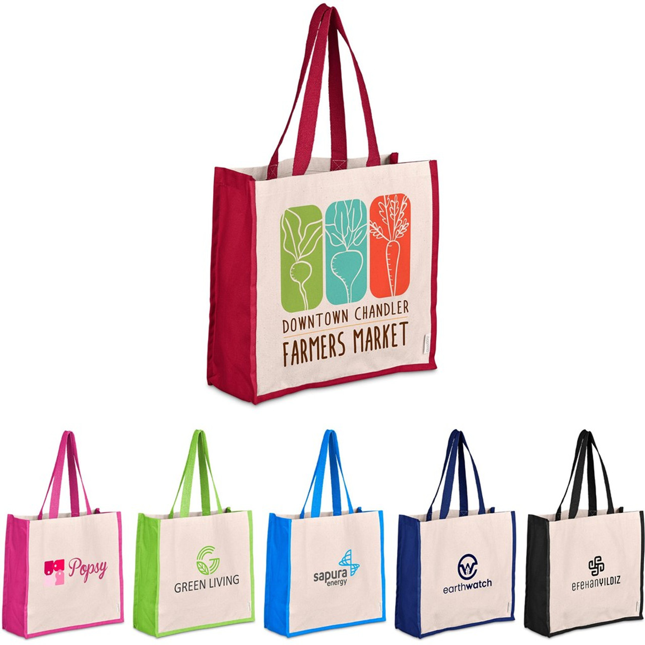 Promotional cotton tote bags