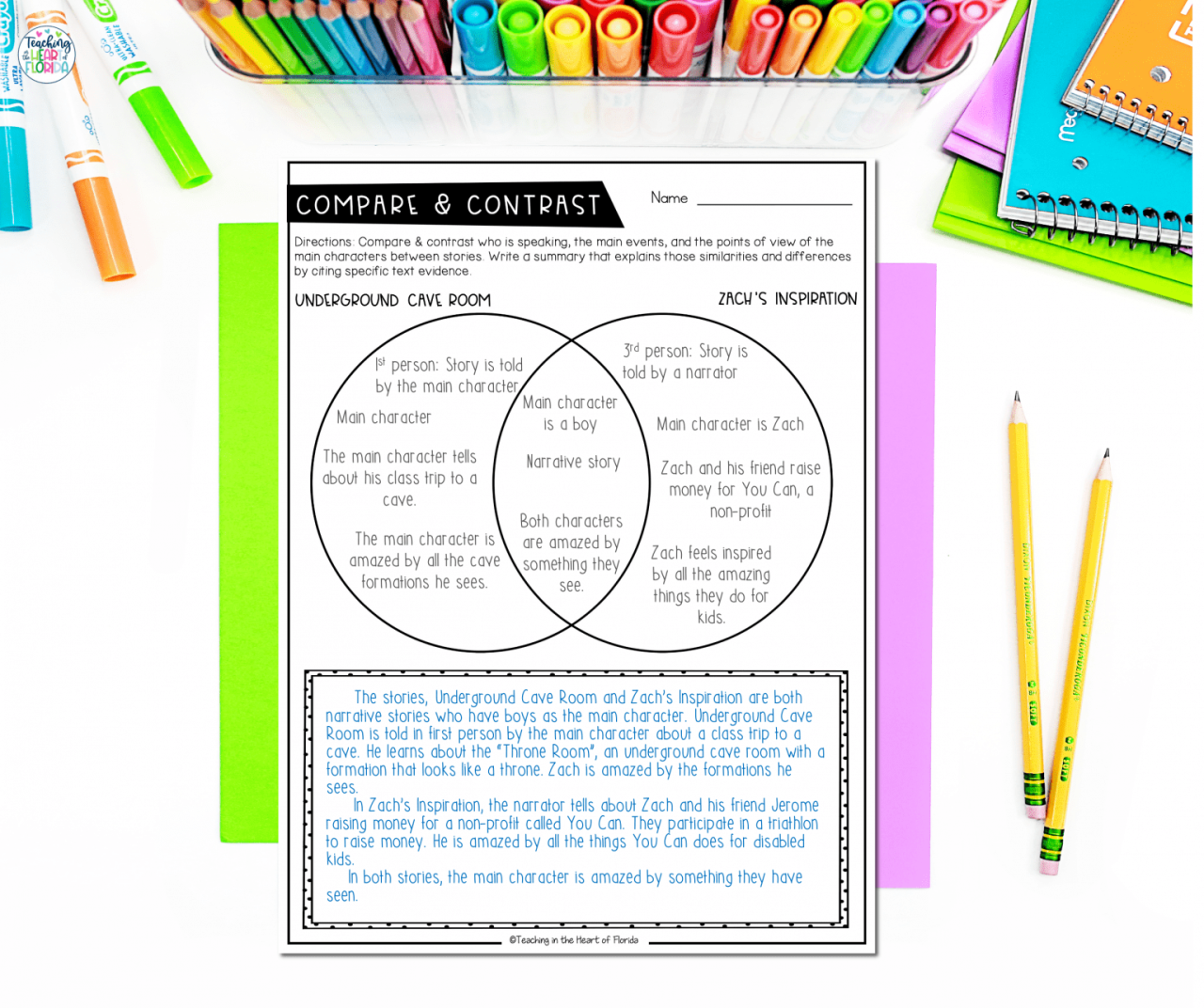 Compare and Contrast the Narrator's Points of View - Teaching in the ... Compare and Contrast the Narrator's Points of View - Teaching in the ...