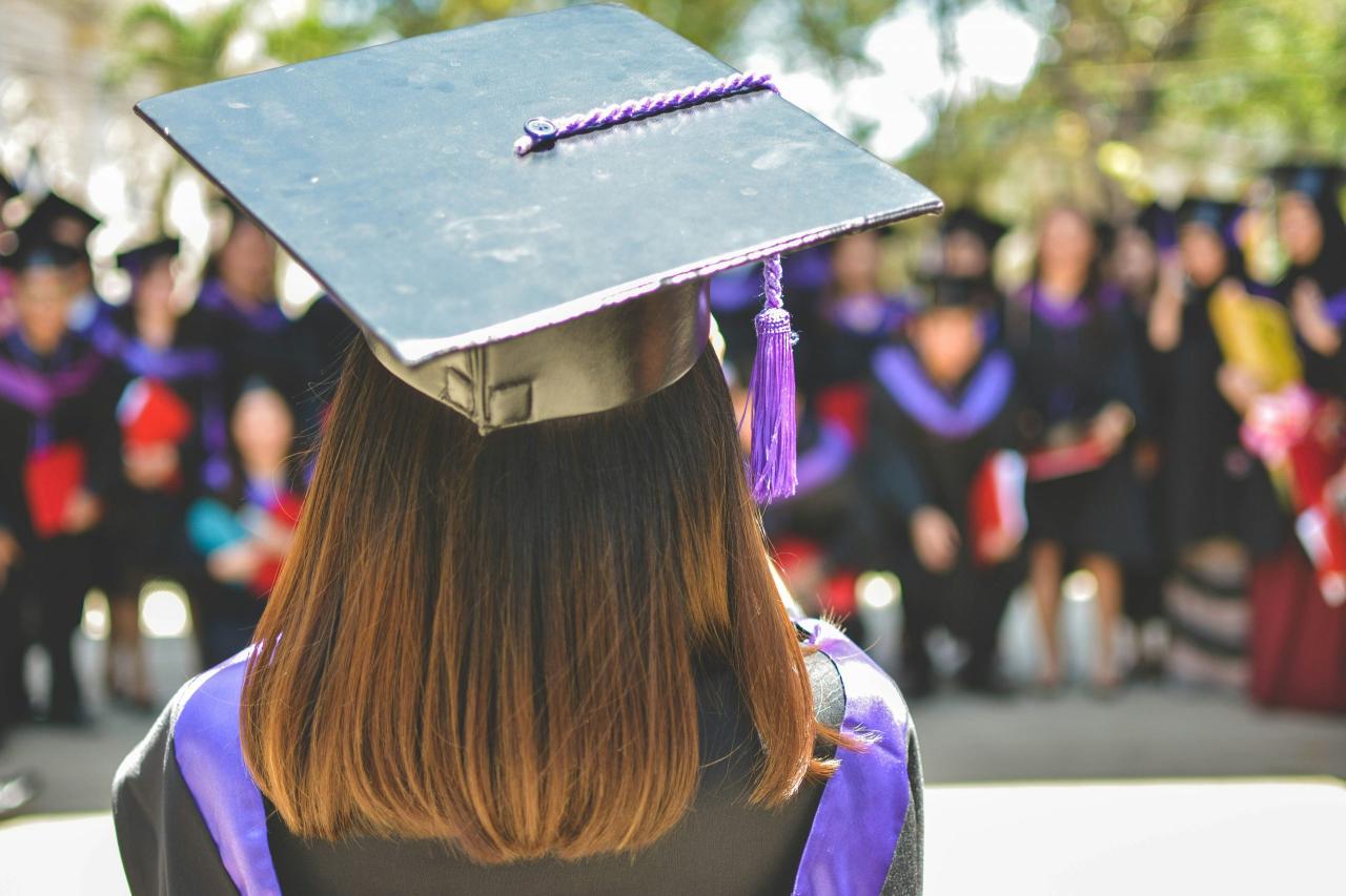 Graduate wearing cap and gown | Faithful Scholars