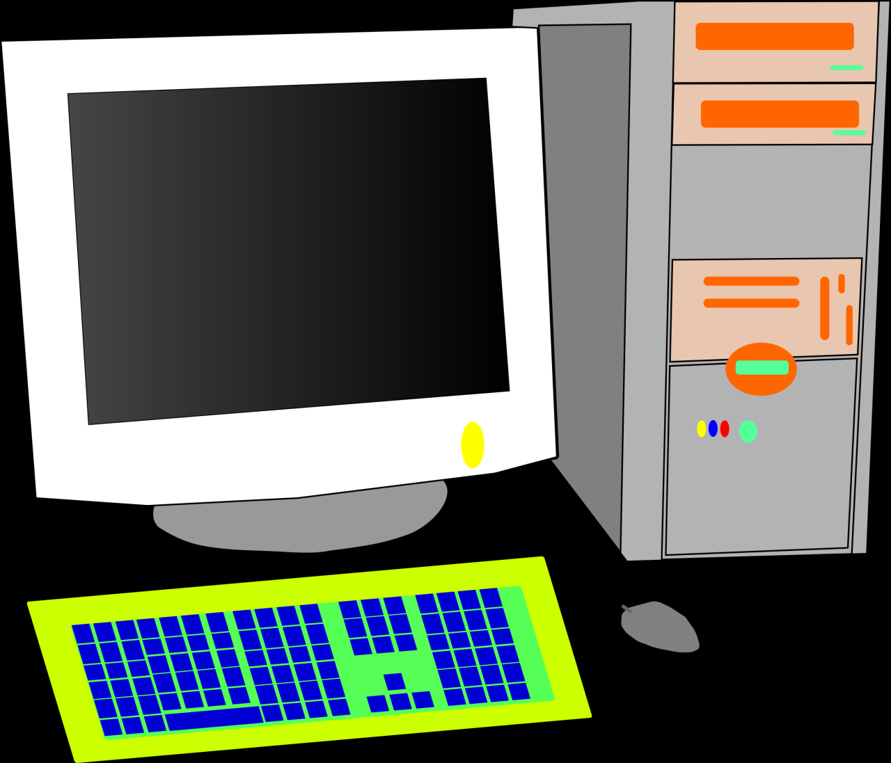 Clipart - Personal computer Clipart - Personal computer