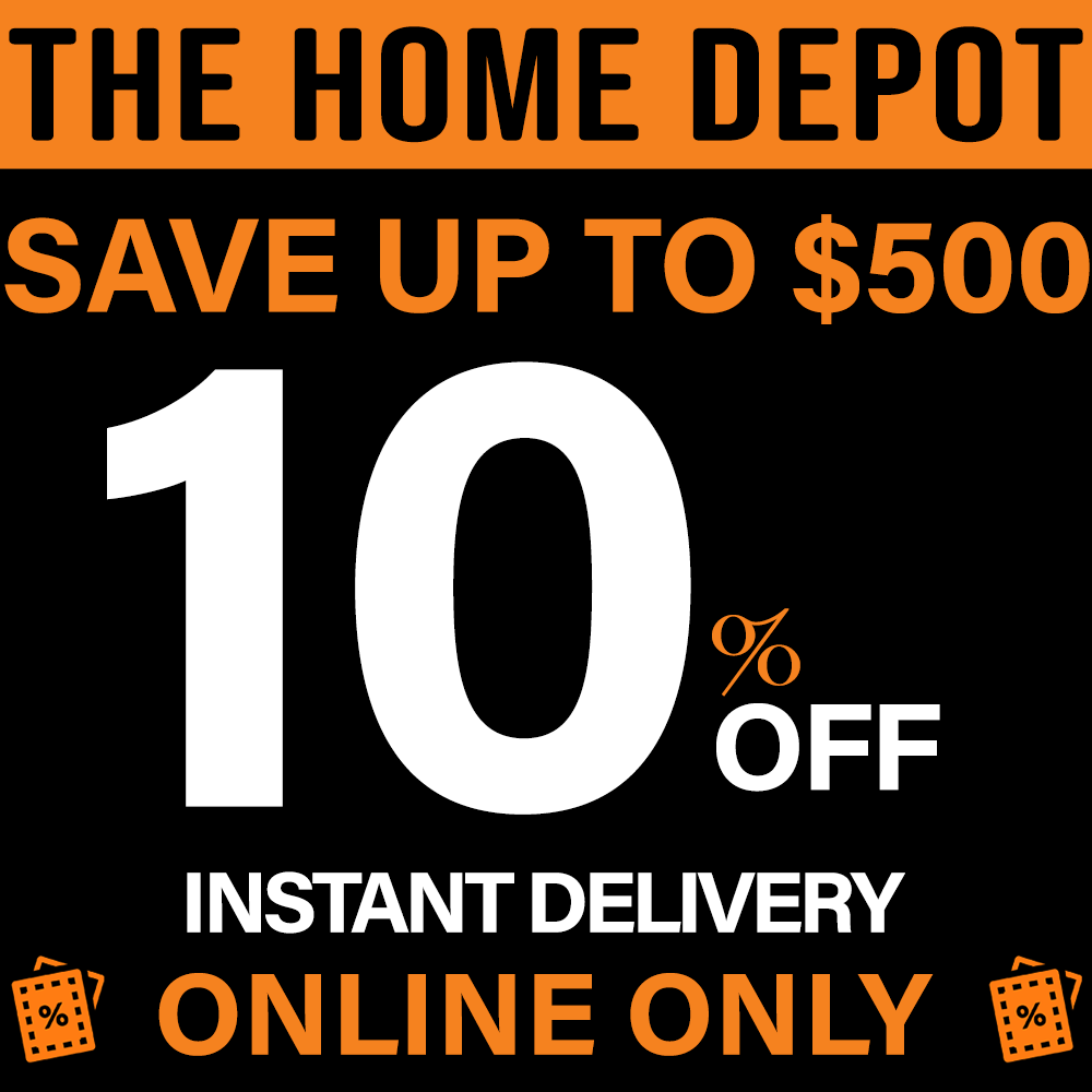 Online 10% OFF Home Depot Coupon Promo Code - Buy Home Depot Guaranteed ... Online 10% OFF Home Depot Coupon Promo Code - Buy Home Depot Guaranteed ...