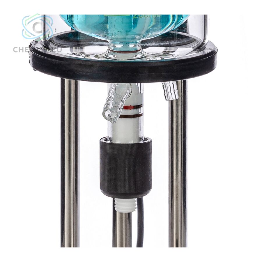 Jacketed glass reactor