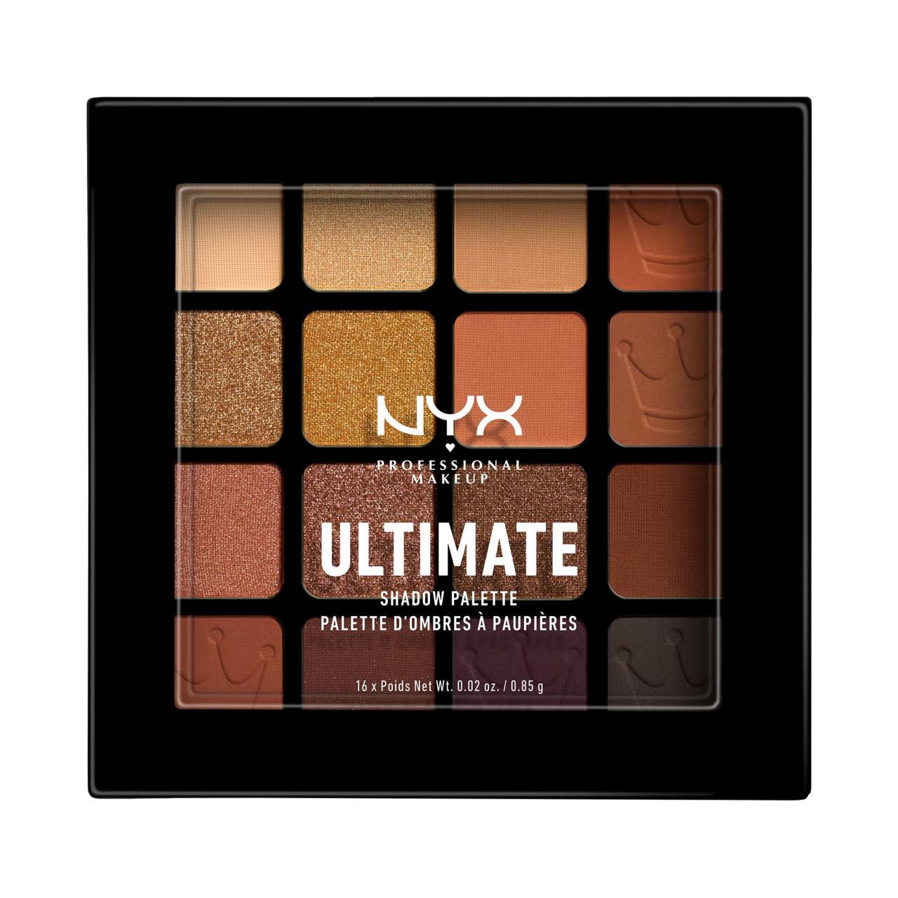 NYX Professional Makeup Ultimate Eyeshadow Palette, Ultimate Queen ...