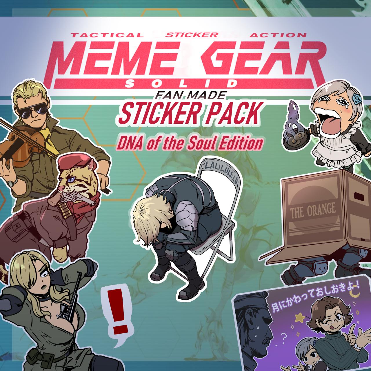 Metal Gear Meme Sticker Pack DNA of the Soul Edition - Etsy Canada Metal Gear Meme Sticker Pack DNA of the Soul Edition - Etsy Canada