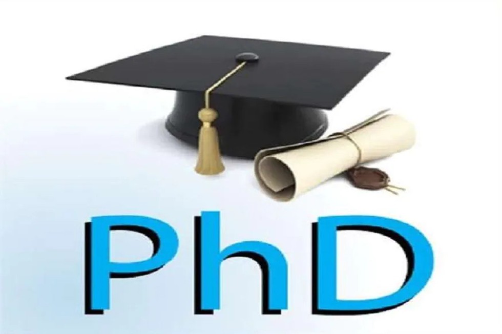 Premium Vector | A black and white logo for a phd candidate. Premium Vector | A black and white logo for a phd candidate.