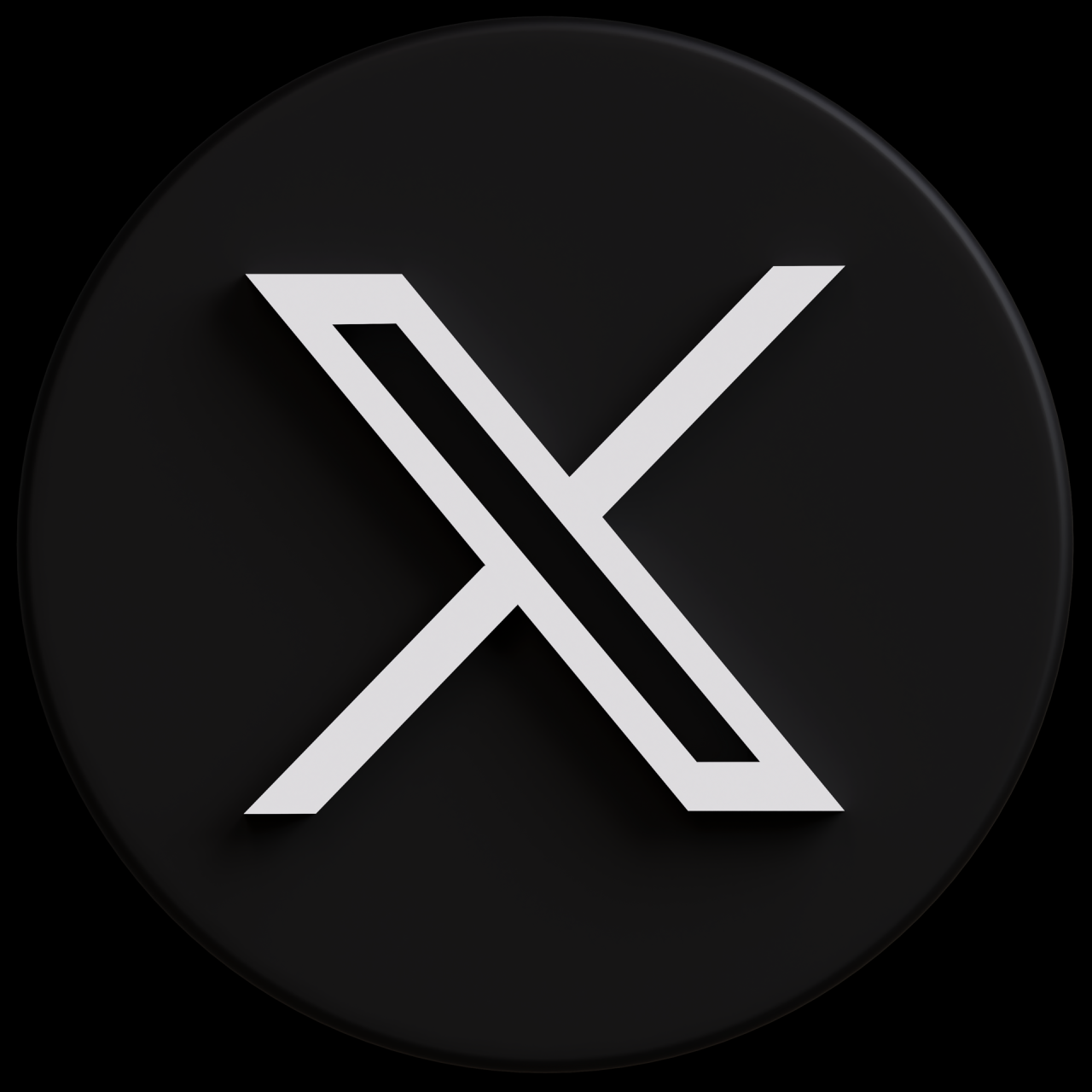 Twitter brand new logo 3 D with new X-shaped graphic of the world's ...