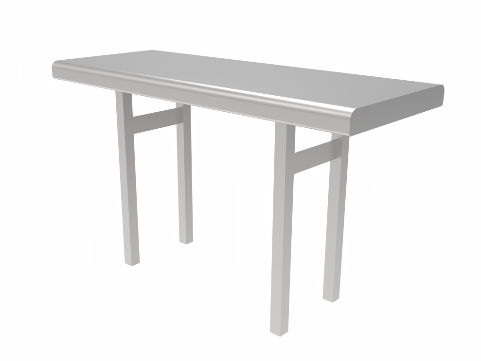 Stainless Steel Folding Gowning Bench - Gownrite Gowning Room Equipment