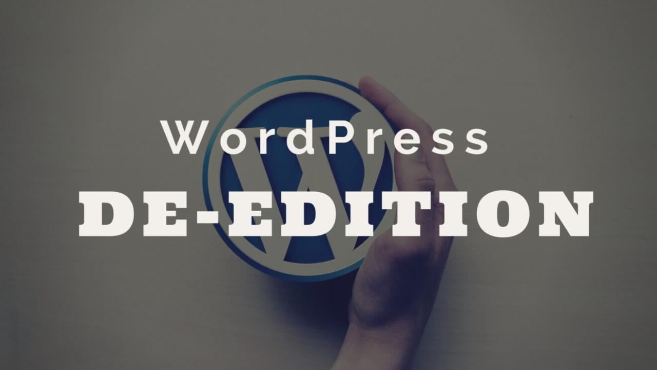 WordPress DE-Edition – Randnotizen.org WordPress DE-Edition – Randnotizen.org
